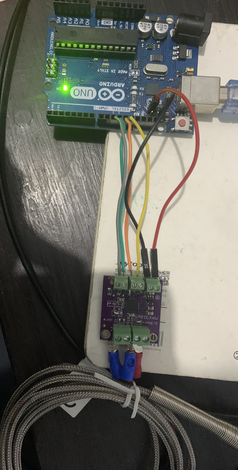 arduino uno - MAX31865 and PT100 readings problem - Arduino Stack Exchange