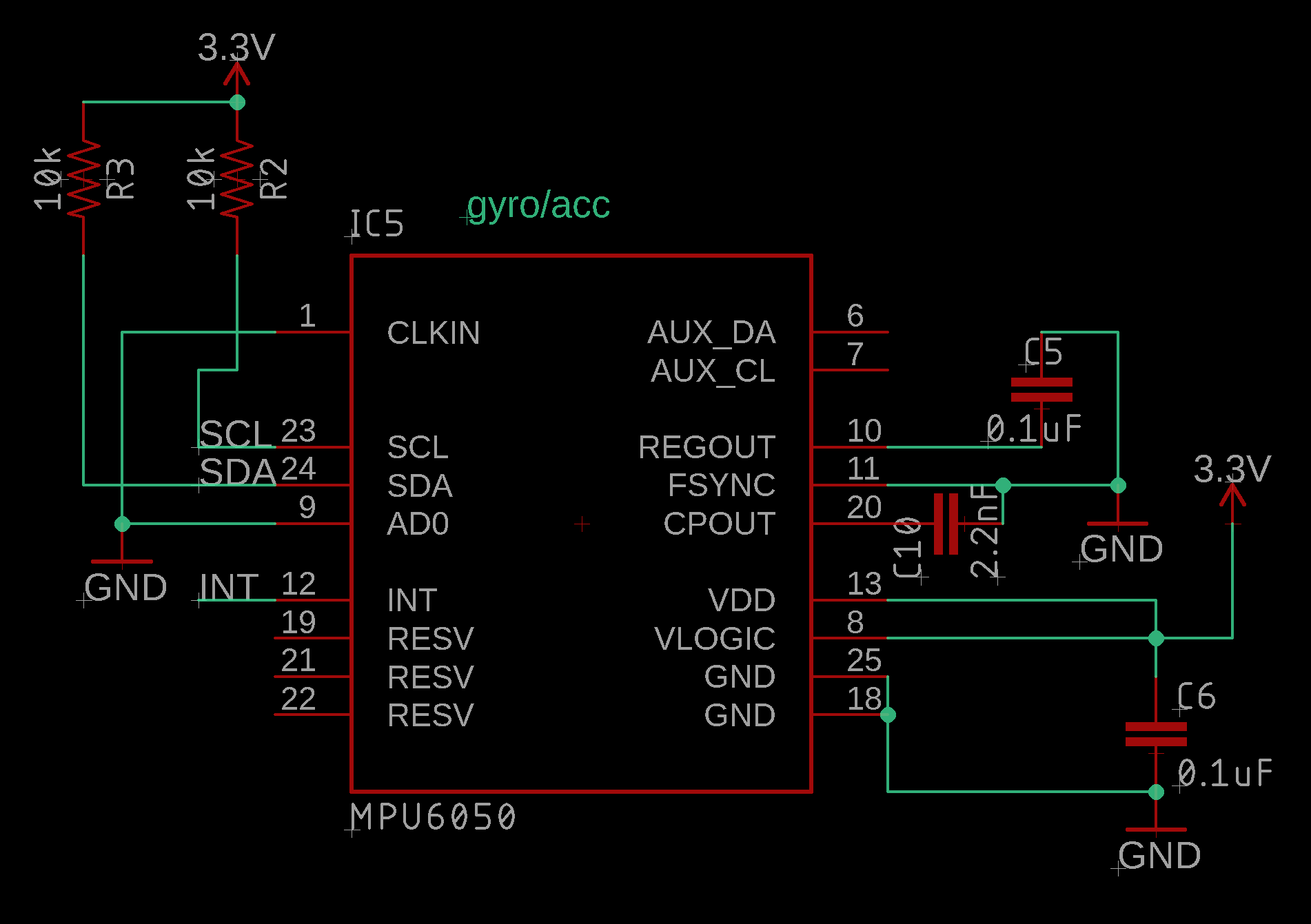 i2c - Checking my mpu6050 schematic - Electrical Engineering Stack Exchange