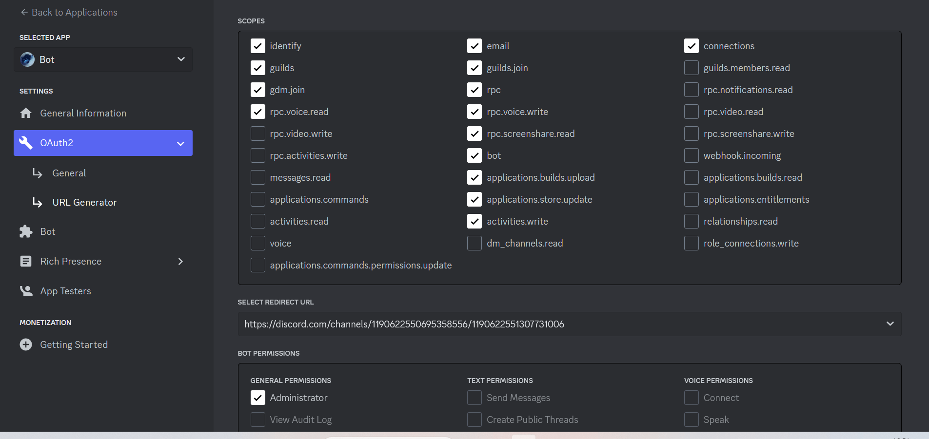 debugging - Why is Discord Bot not being added to my server 