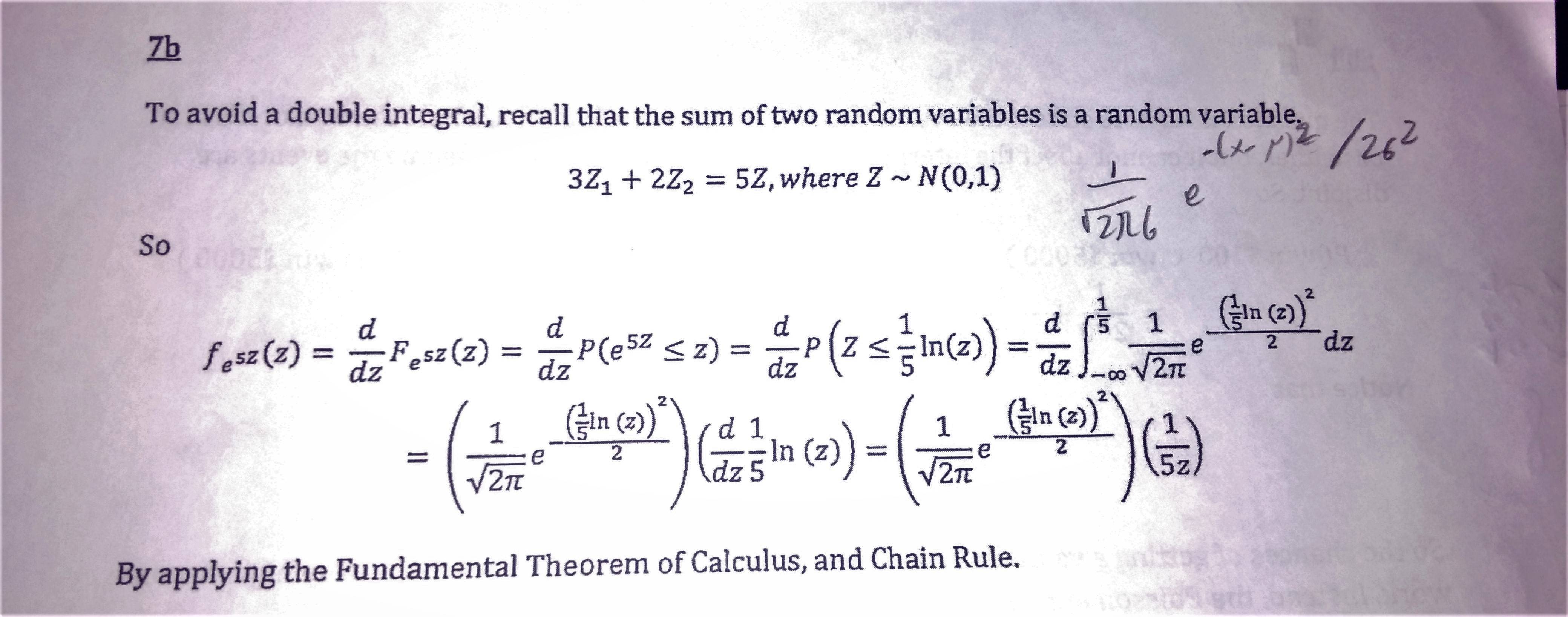 probability let z1 and z2 be independent standard normal RV, find the