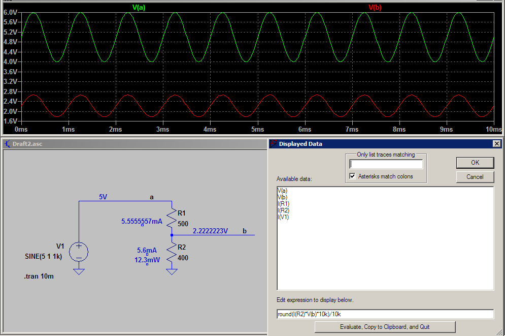 LTspice resistors, currents, ammeter Electrical Engineering Stack