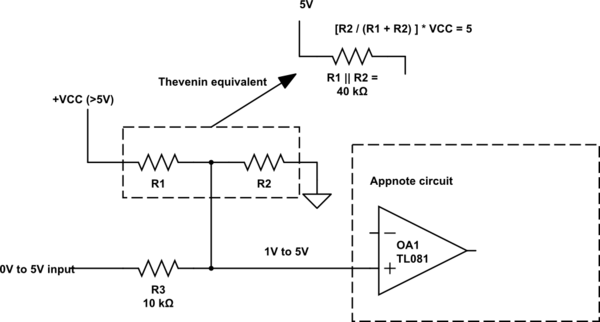operational amplifier - circuit for converting in 0-5v to 4-20mA