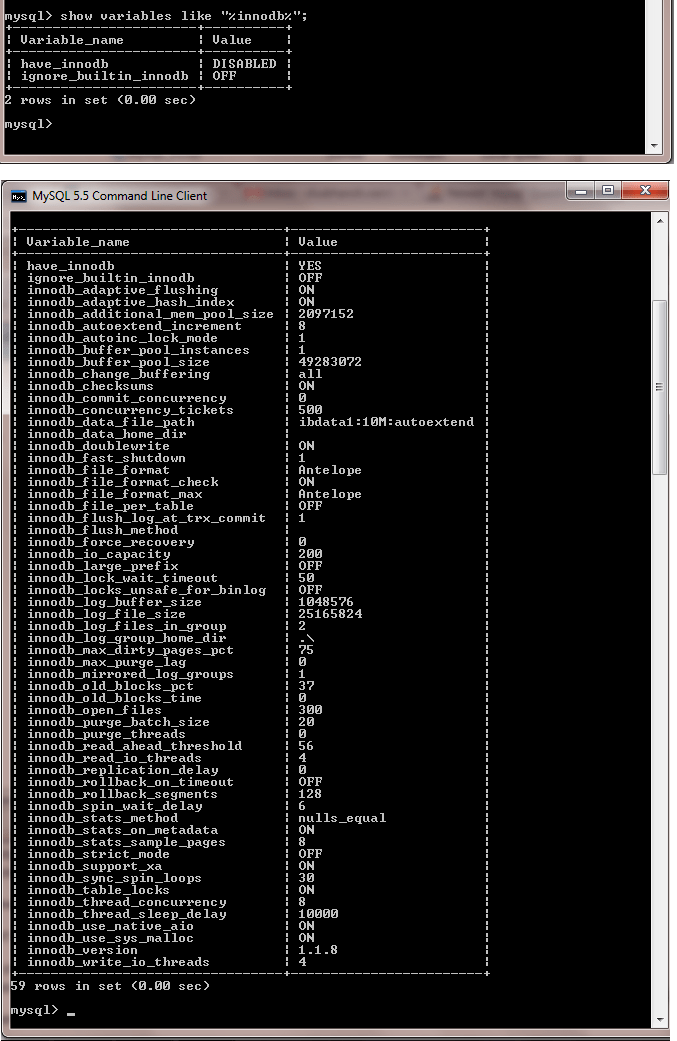 mysql - Innodb Engine and Myisam Engine - Stack Overflow