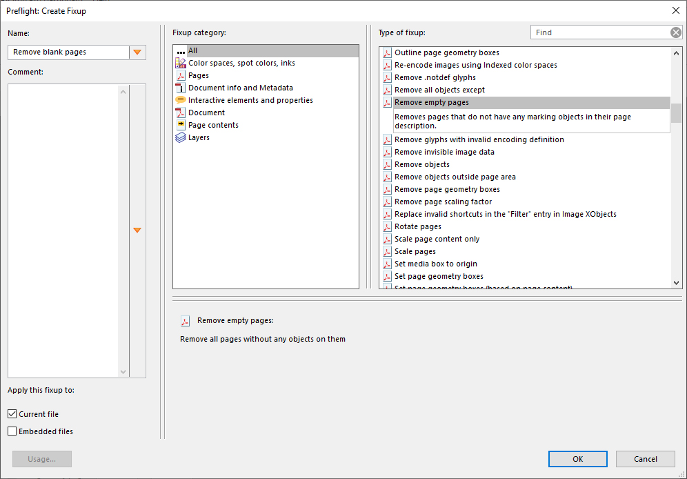 How can I efficiently detect all blank pages in a PDF? Graphic Design