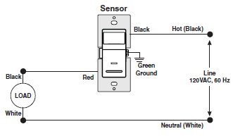 Occupancy Sensor Wiring Diagram Using The Motion Sensor 360 Volt