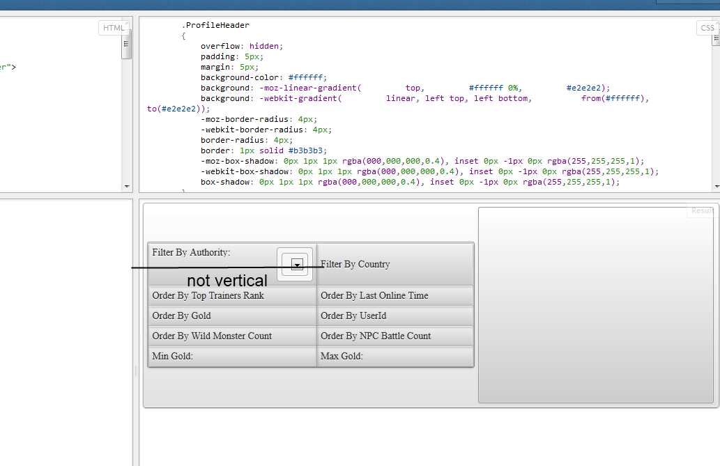 html How to vertically align middle float left and right objects