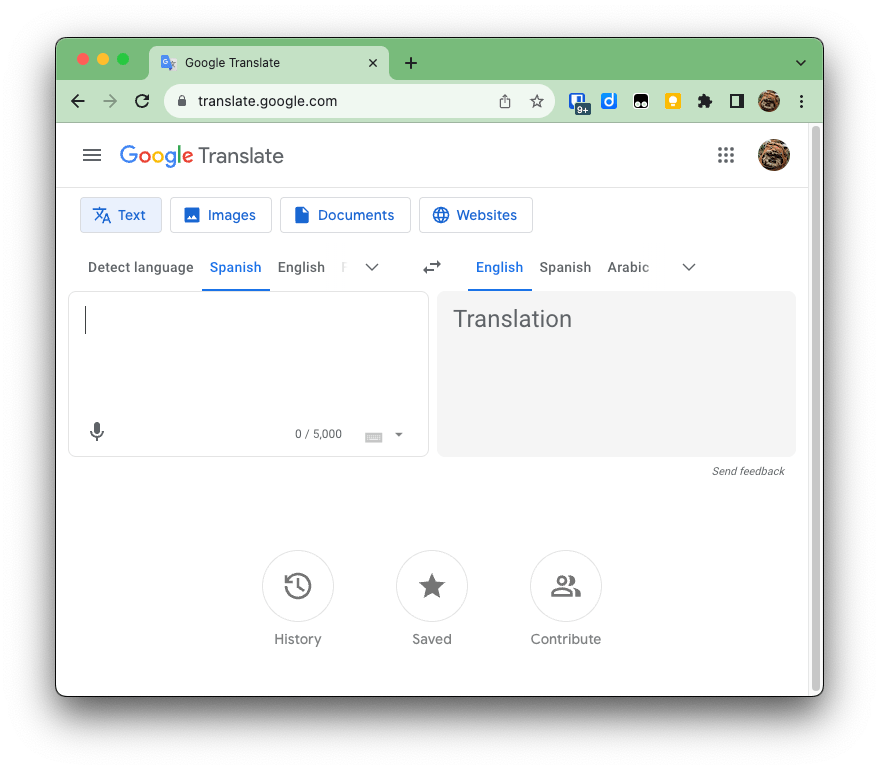 machine translation Is Google Translate, the web application, a