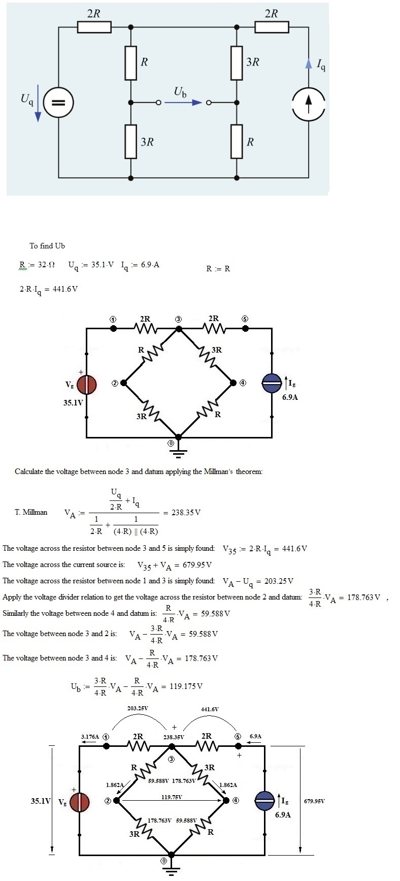 How can I find the voltage in this circuit? - Electrical Engineering