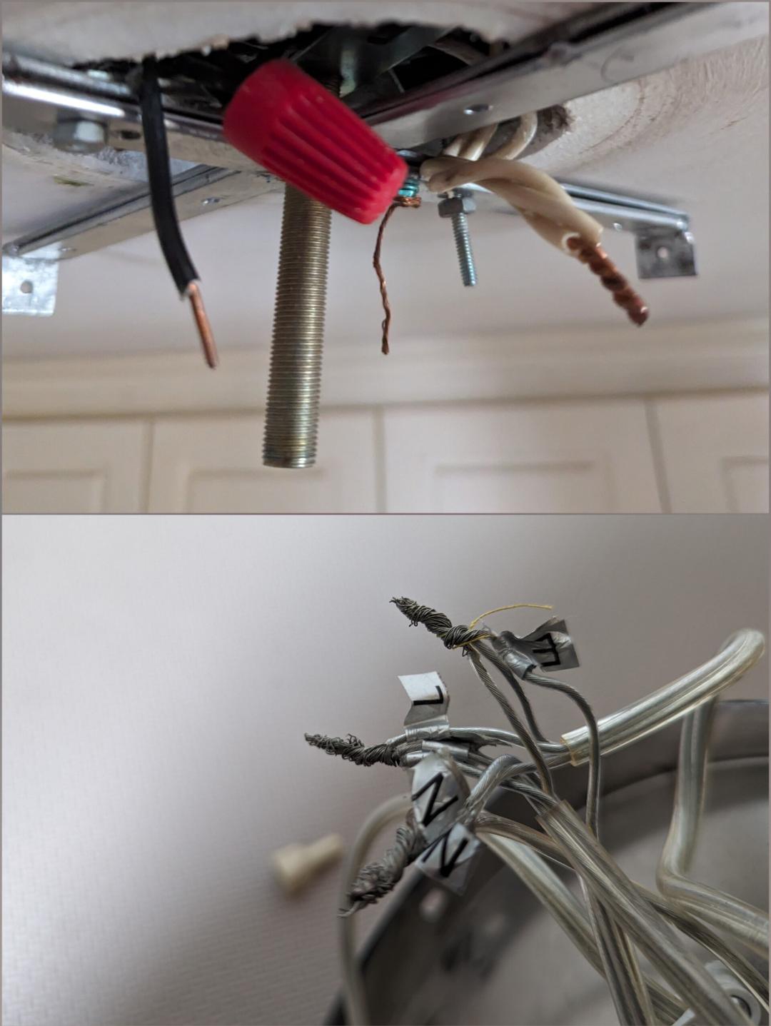 Electrical Installing 3 Bulb Chandelier Home Improvement Stack Exchange