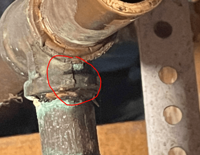 plumbing How do I Loosen a Stuck Threaded Brass Fitting? Home Improvement Stack Exchange