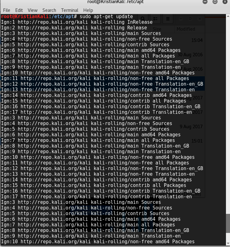 shell aptget install upgrade does not work on kali linux Stack