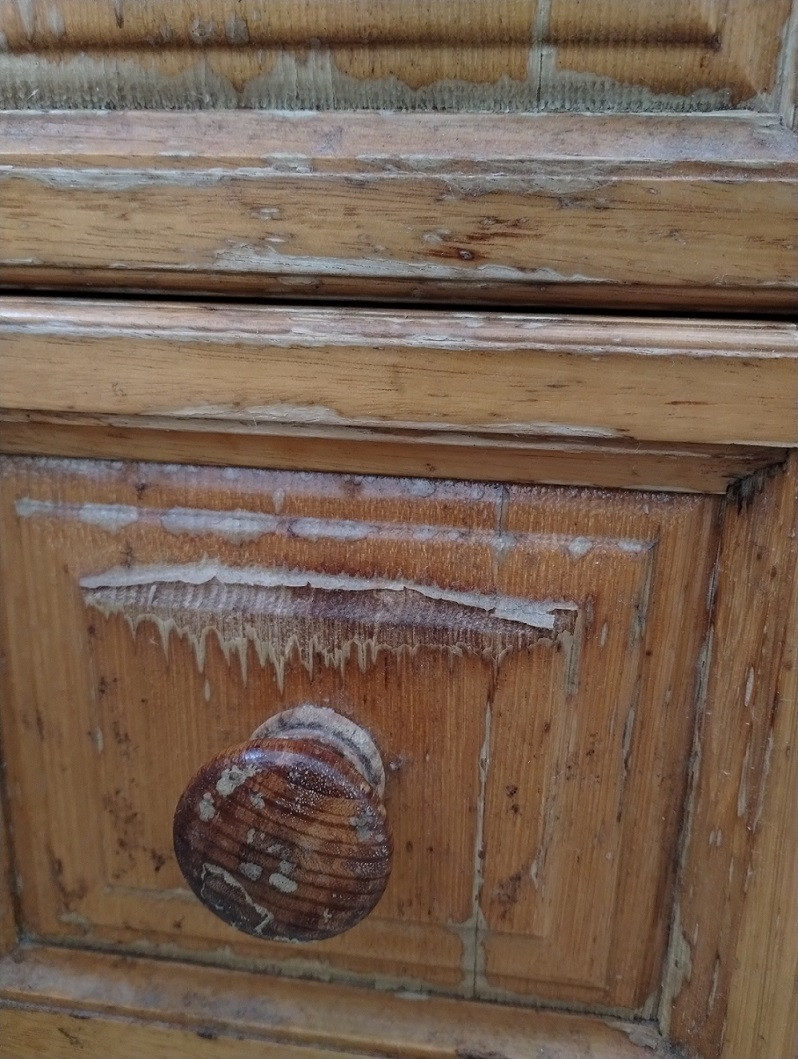 wood - How to paint this wooden cabinet to make it look like new