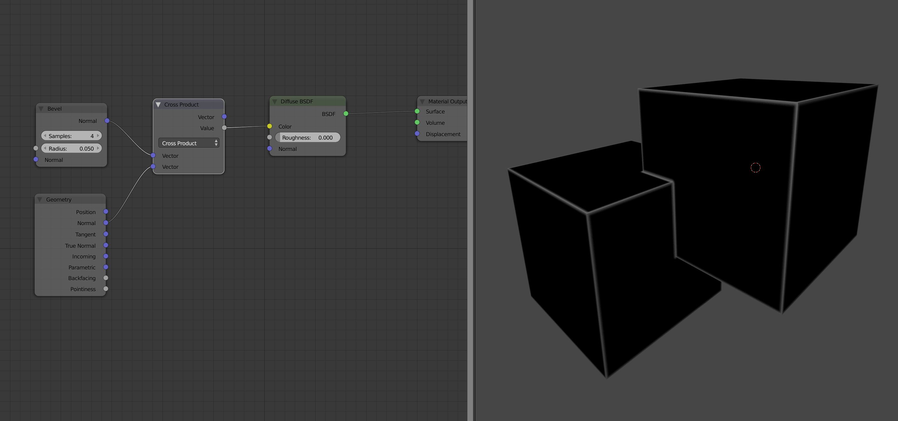 How to use the Bevel node in 2.79b Blender Stack Exchange