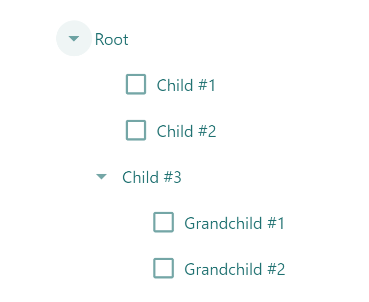 vue.js Vuetify Treeview only allow children to be selectable Stack