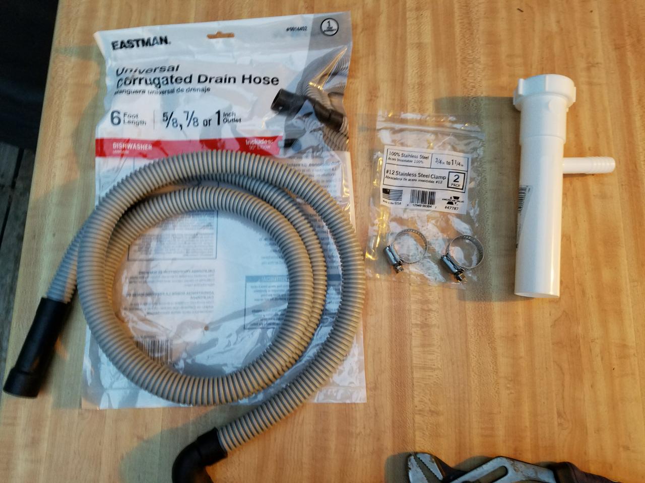 plumbing How can I connect a portable dishwasher to laundry hookups