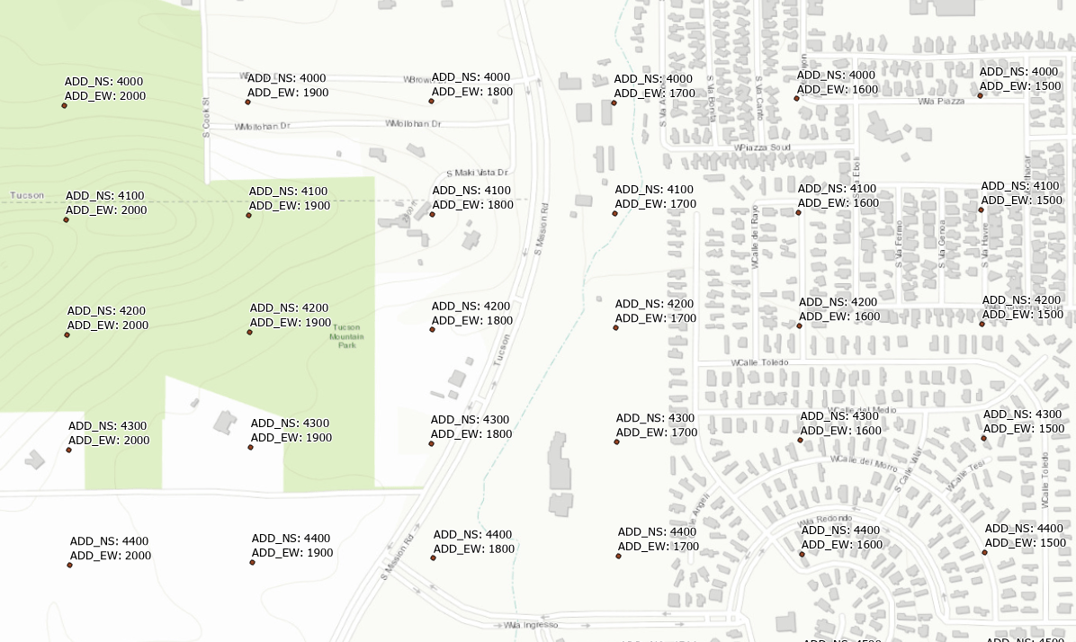 geocoding Creating road/streets and adding numbering on street in