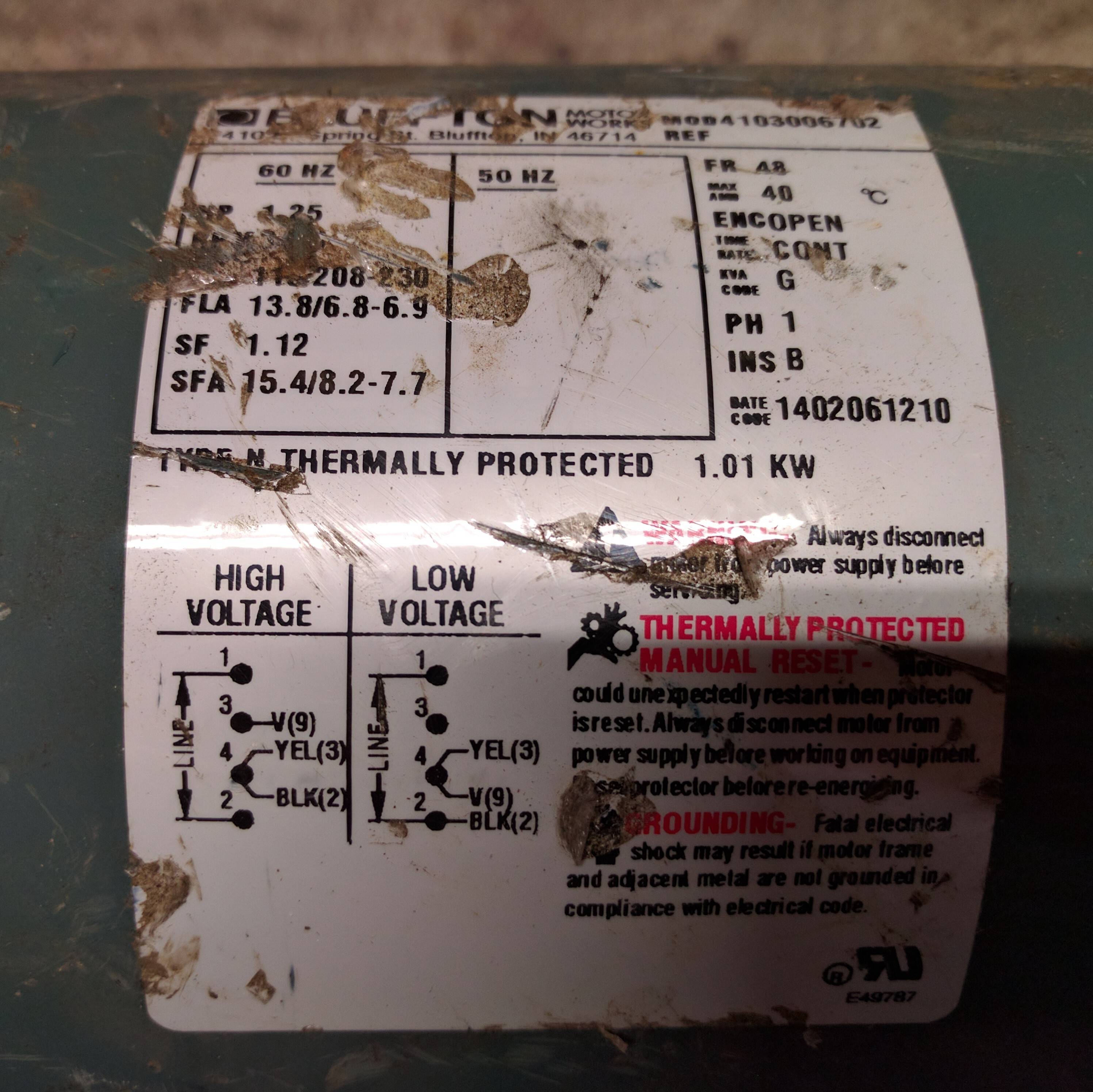 ac - How to wire this Buffton motor - Electrical Engineering Stack Exchange