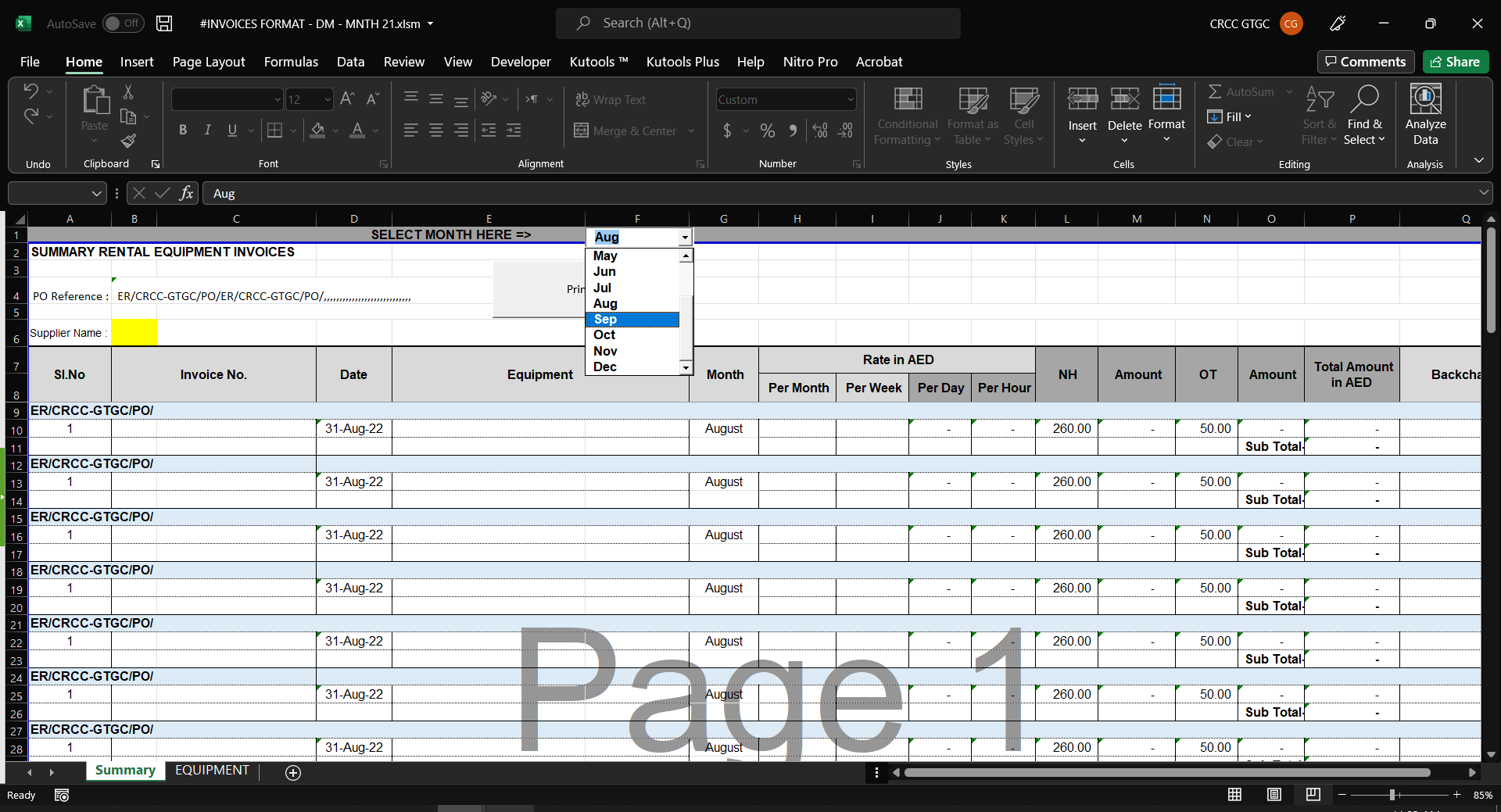 excel Add or clear values of alternate rows in a column range based