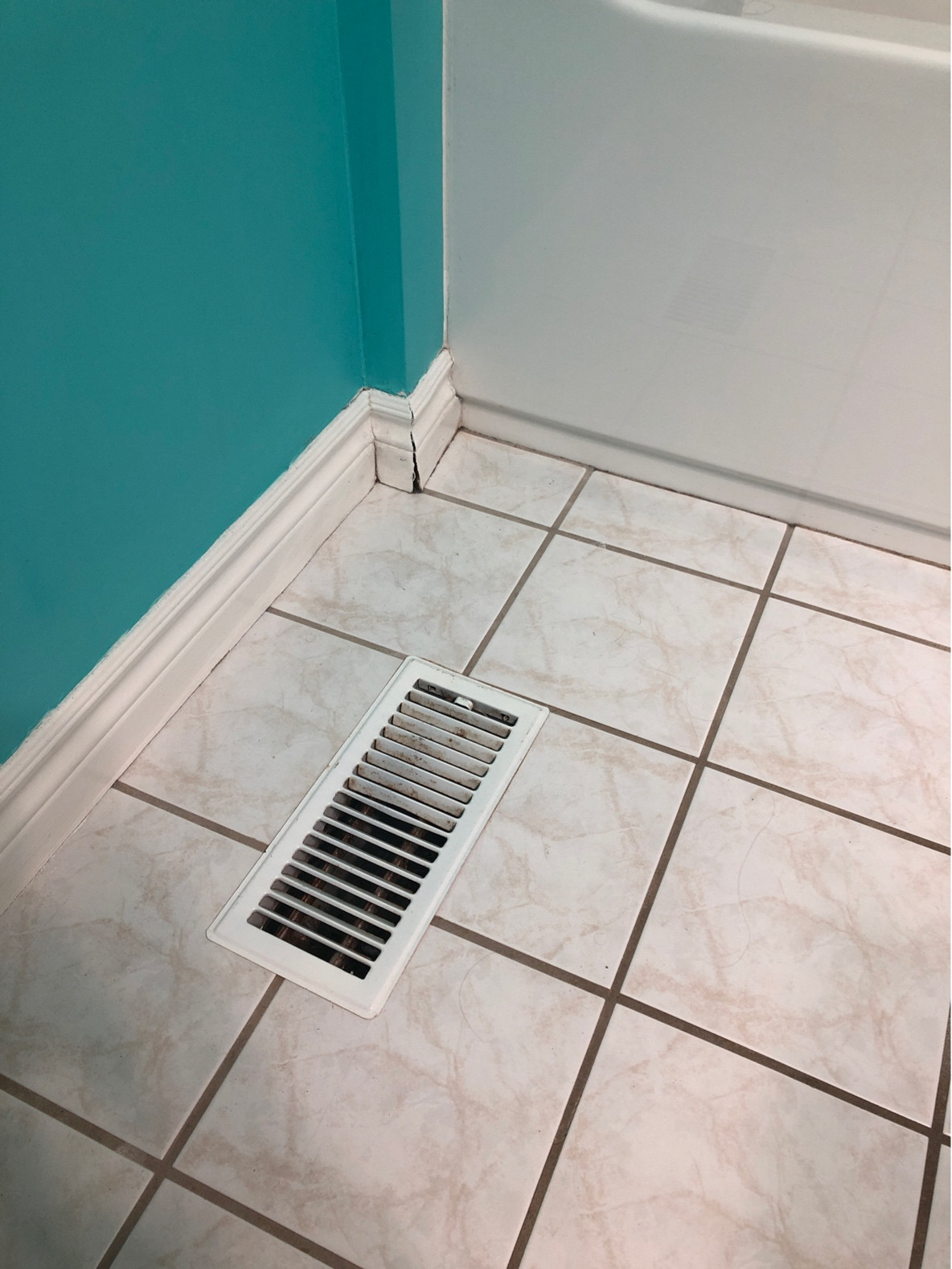 bathroom How do I stop water from getting into floor vent? Home Improvement Stack Exchange