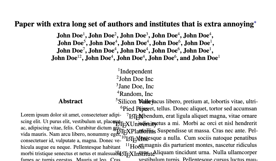 Acl 2025 Paper List Of Authors line breaking How to include a long list of authors in the ACL