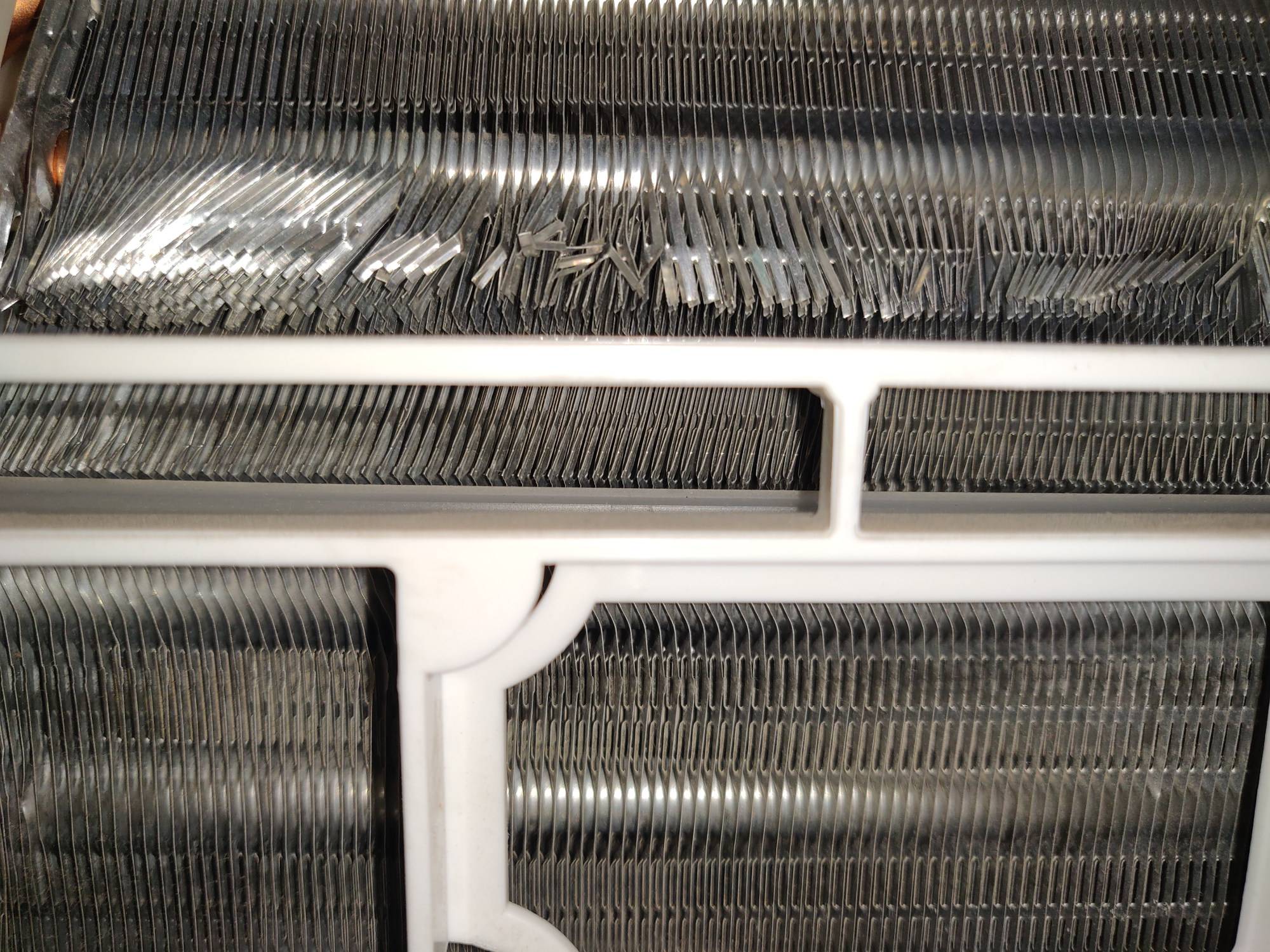 repair Can combing bent evaporator coil fins damage it? Home