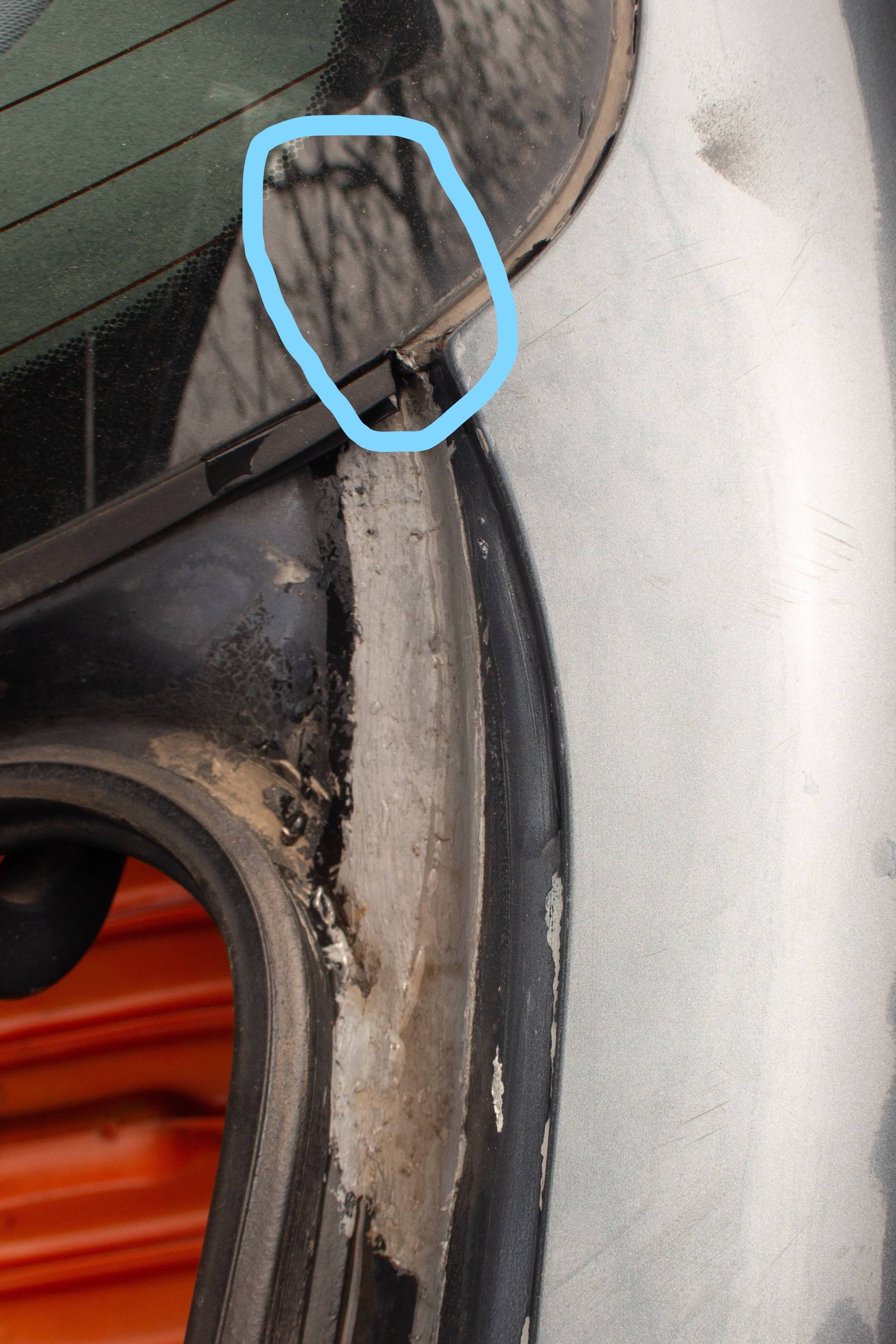 Honda accord 07 leak in trunk. Water coming from seam underneath rear