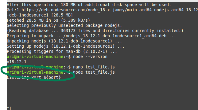 prompt - How do I get a new command line to appear in terminal 