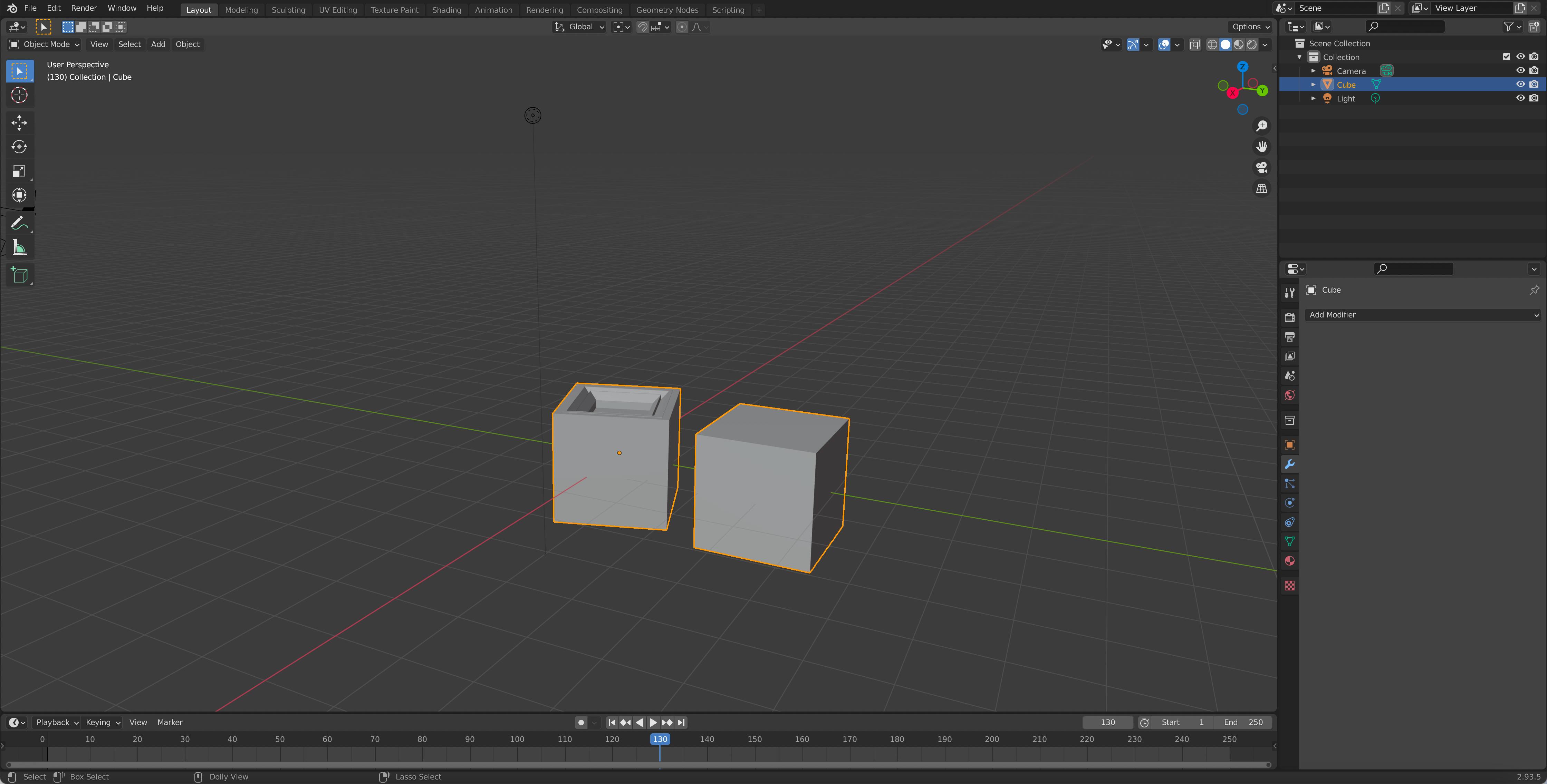 selections Two Objects Became Linked in Blender How to Select