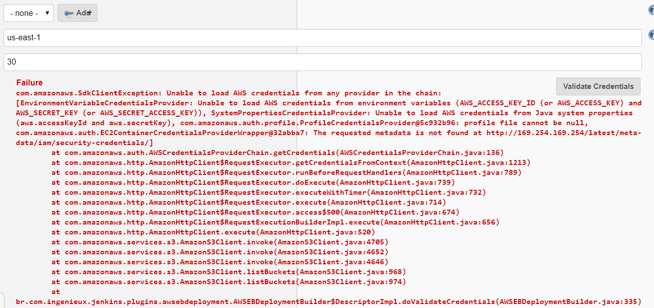 amazon web services How do I use AWS credentials with Jenkins to