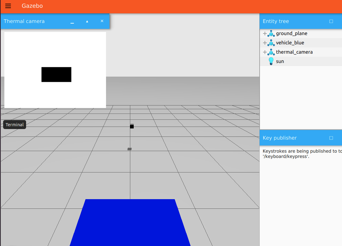 Can't use Ignition Gazebo thermal camera plugin with gpu lidar sensor