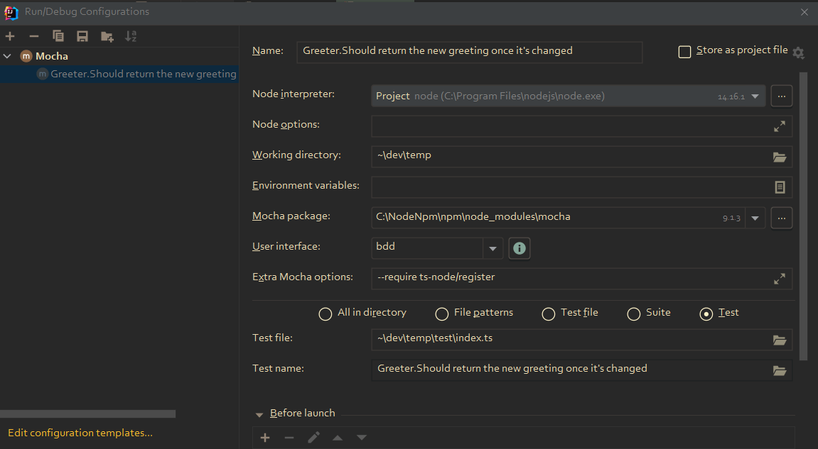 mocha Debug hardhat project using intellij Ethereum Stack Exchange