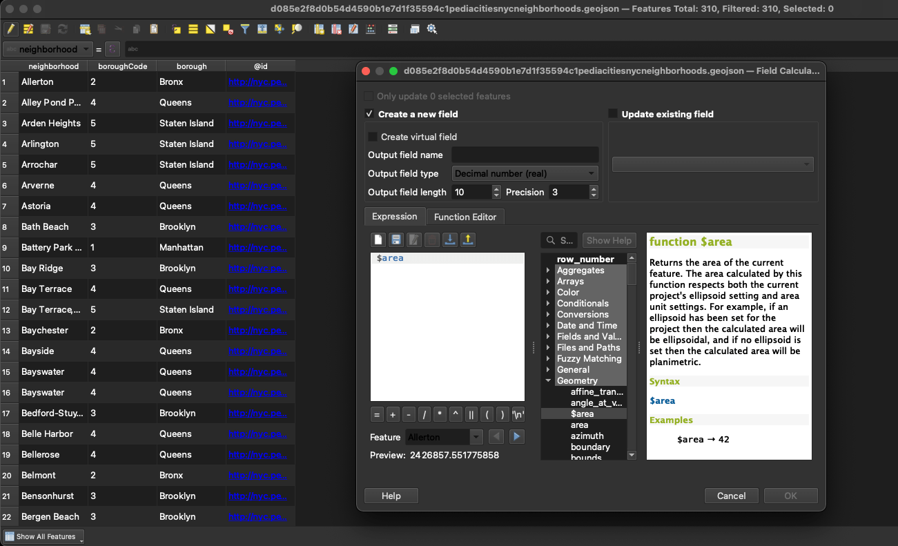 OK button grayed out in QGIS field calculator Geographic Information Systems Stack Exchange
