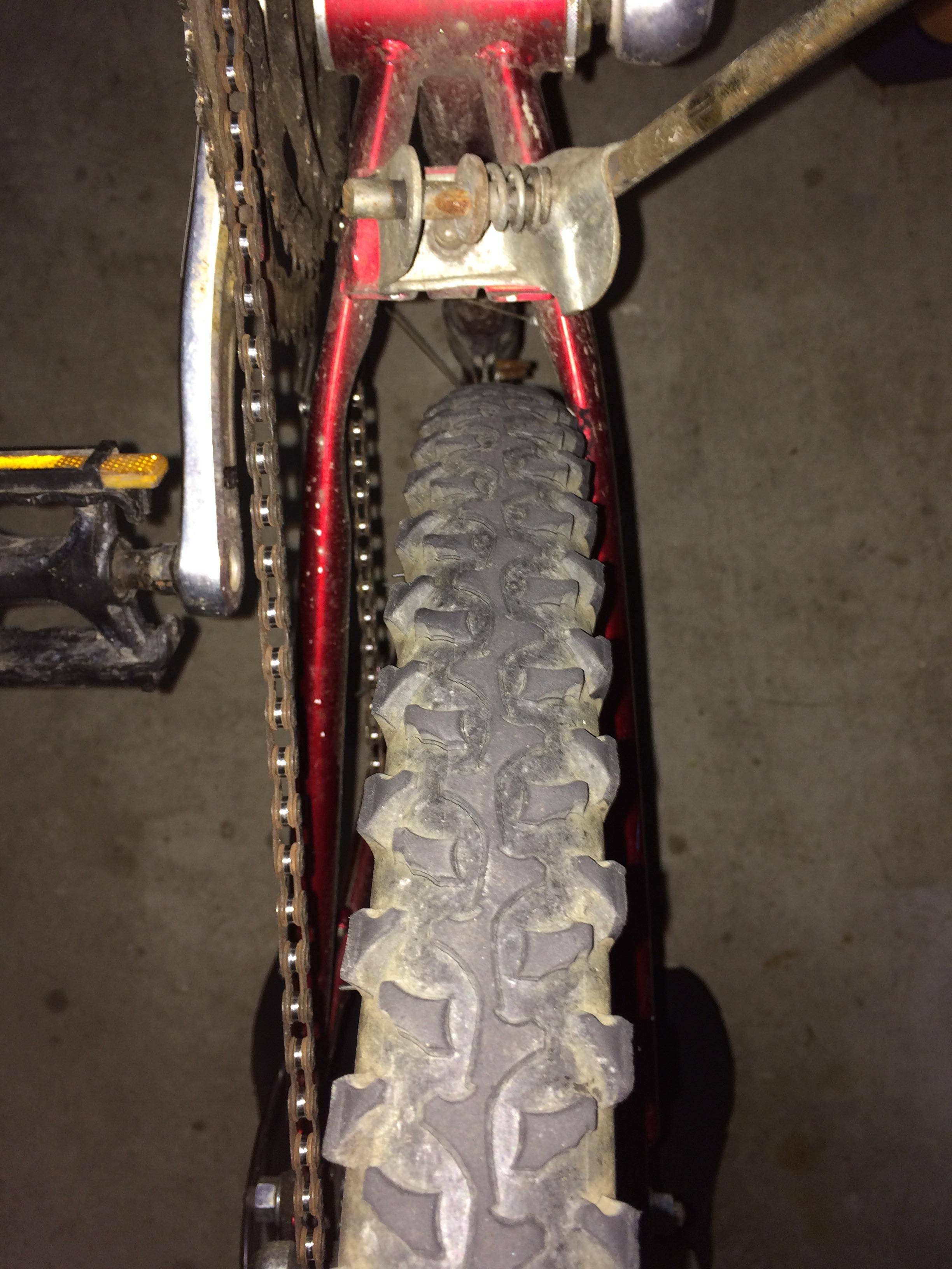 My bike tire just started rubbing against the frame. Please help me fix it Bicycles Stack Exchange