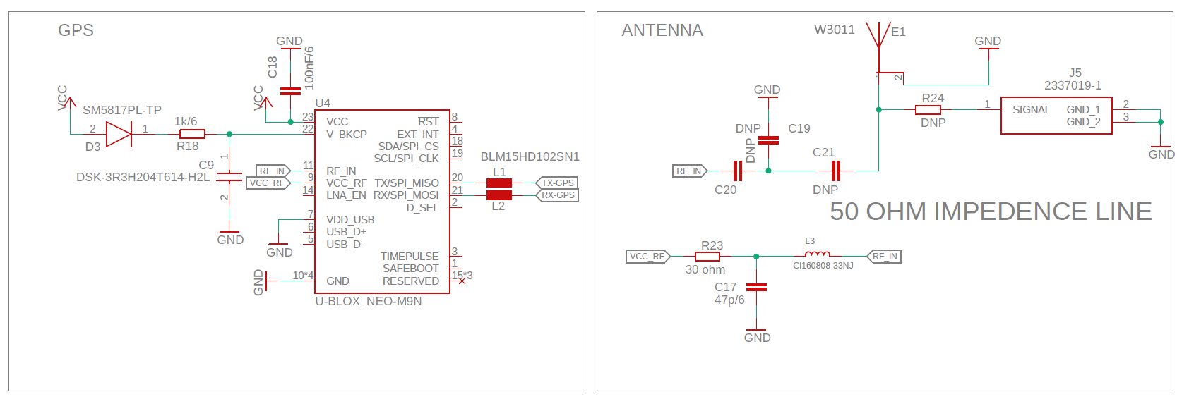 surface mount GPS Active vs Passive SMD antenna Electrical Engineering Stack Exchange