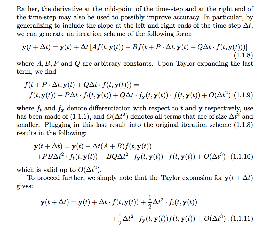 ordinary differential equations Why is Taylor Series necessary for Runge Kutta methods