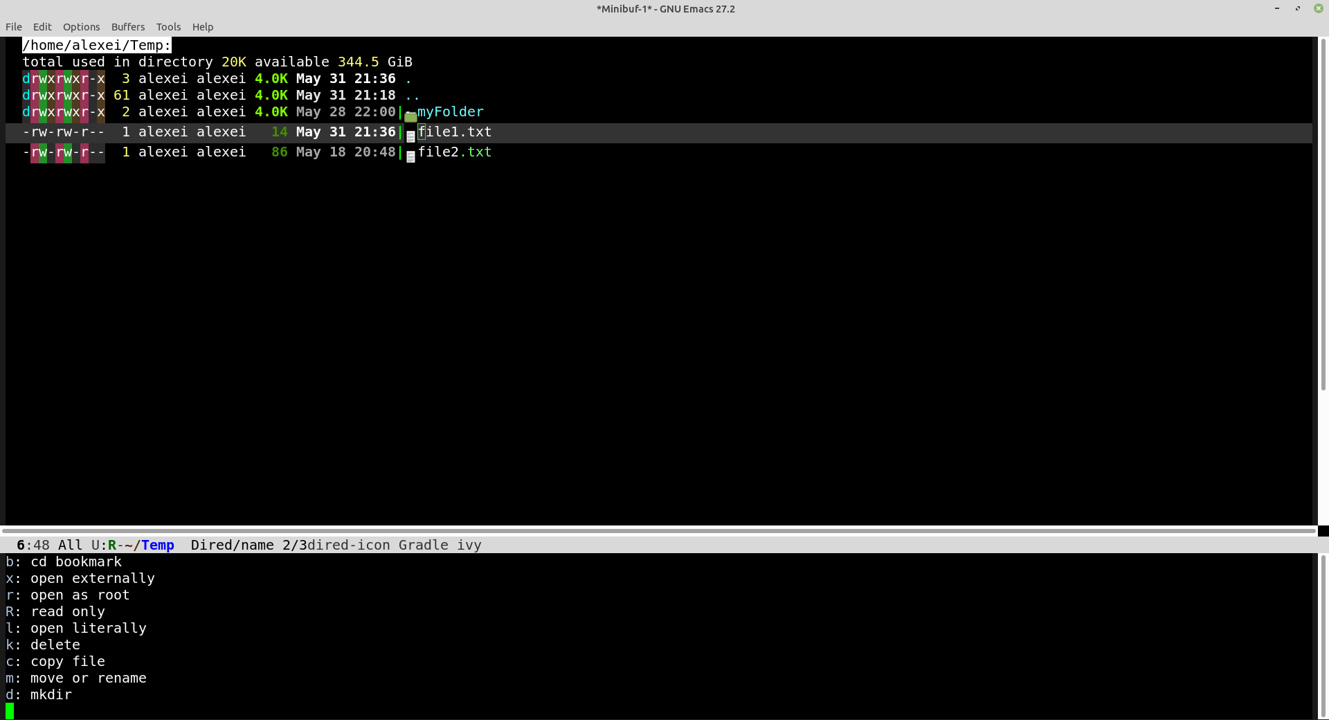 ivy Not all counselfindfile actions are shown Emacs Stack Exchange