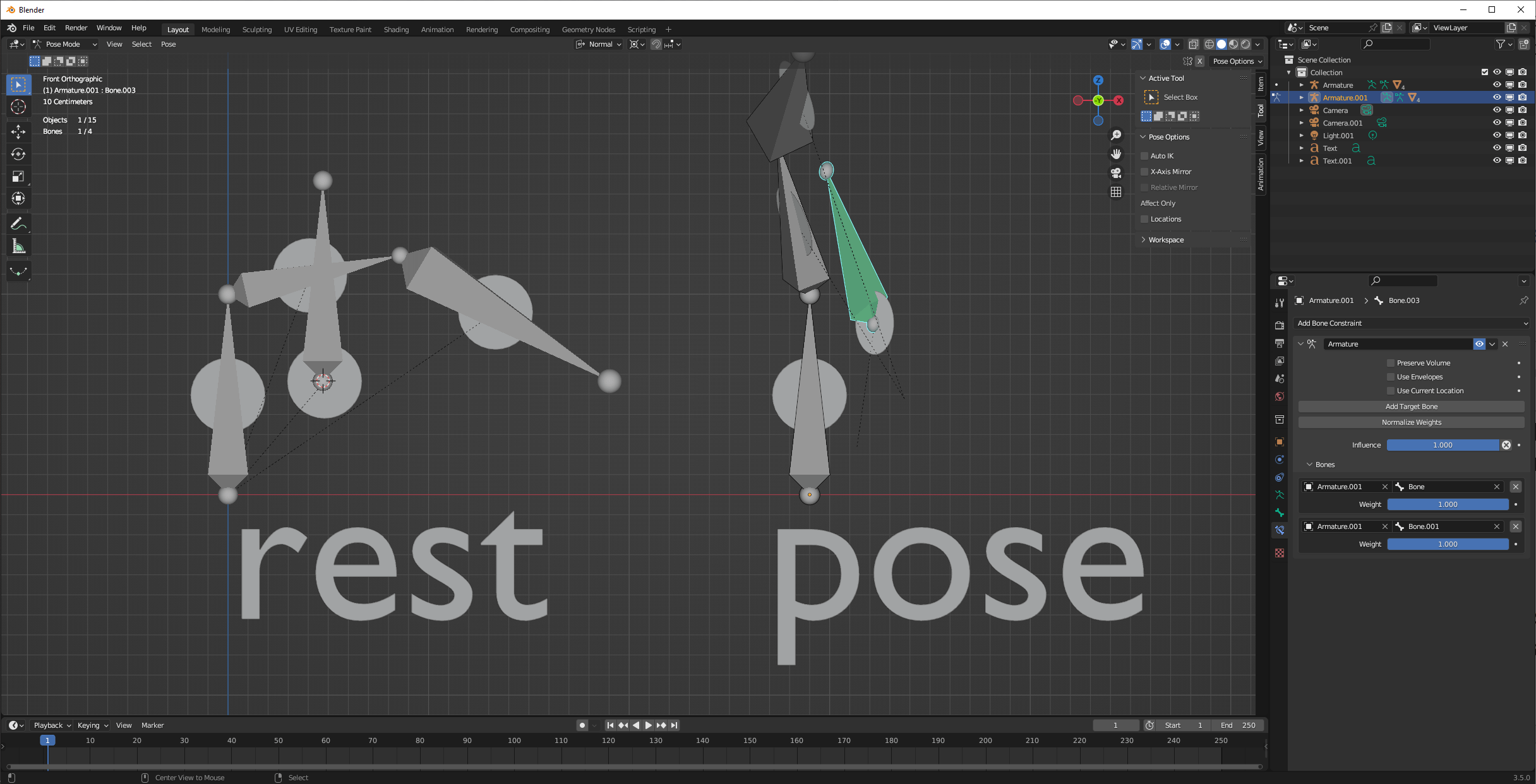 vertex groups parenting linked duplicates of a mesh to an armature
