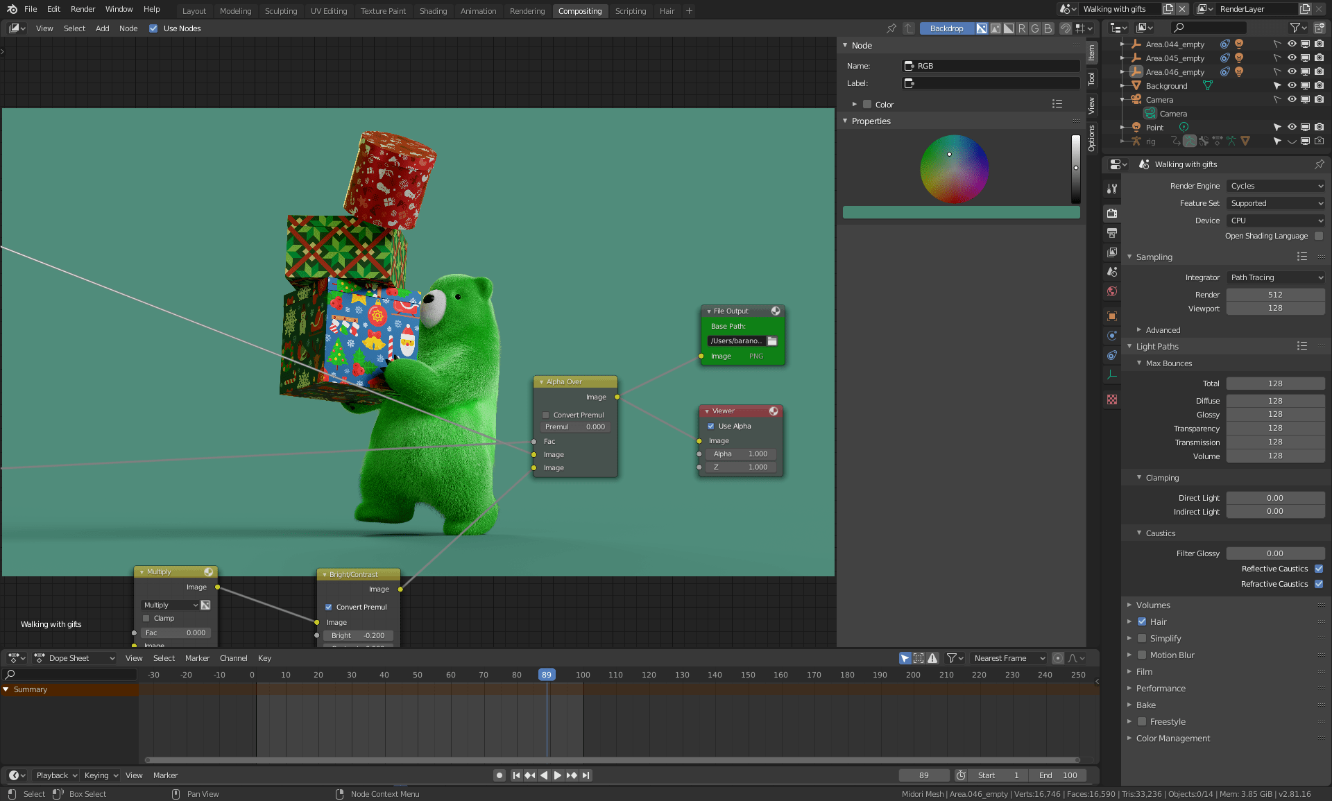 Save/Export image from compositing tab in Blender 2.81 Blender Stack