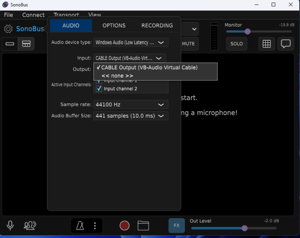 networking - Playing audio from a Hyper-V VM to its host (or any
