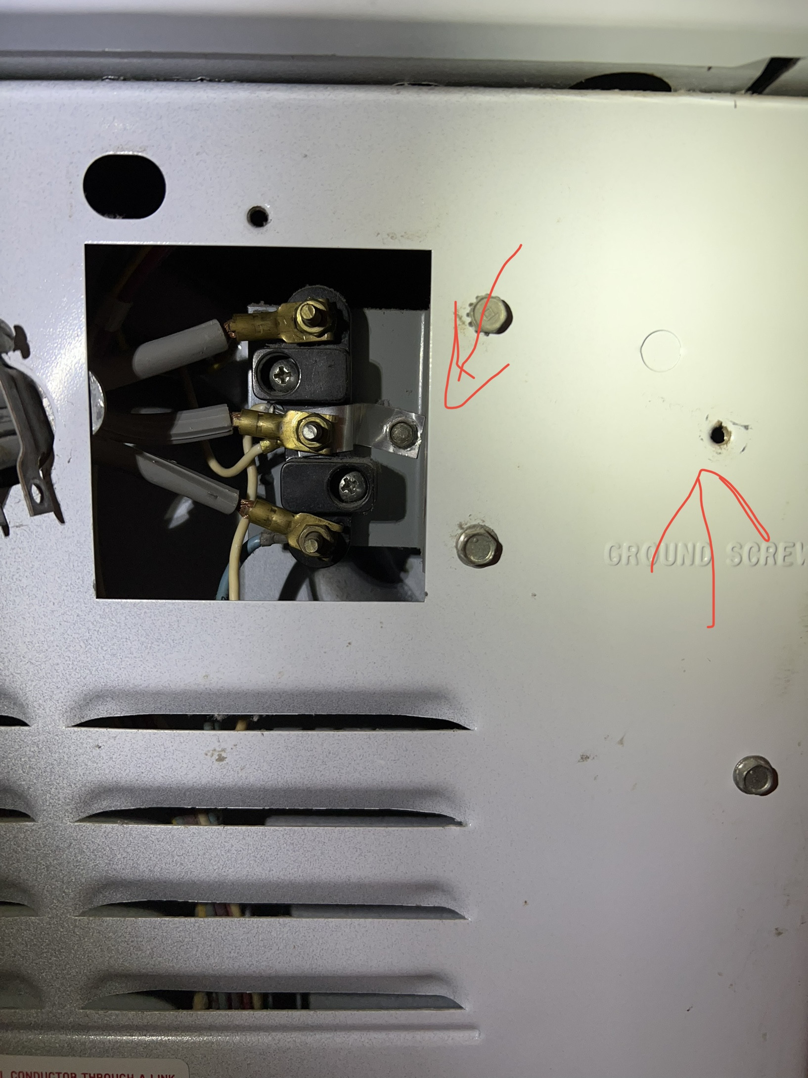 electrical - Converting a Maytag 4 prong dryer cord to 3 prong - Home