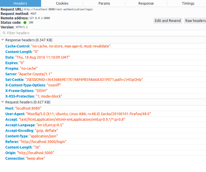 spring security How to add csrf token to angular 2 application
