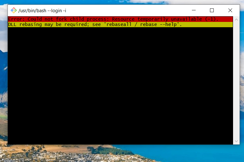 windows como puedo arreglar este error de git bash? Stack Overflow