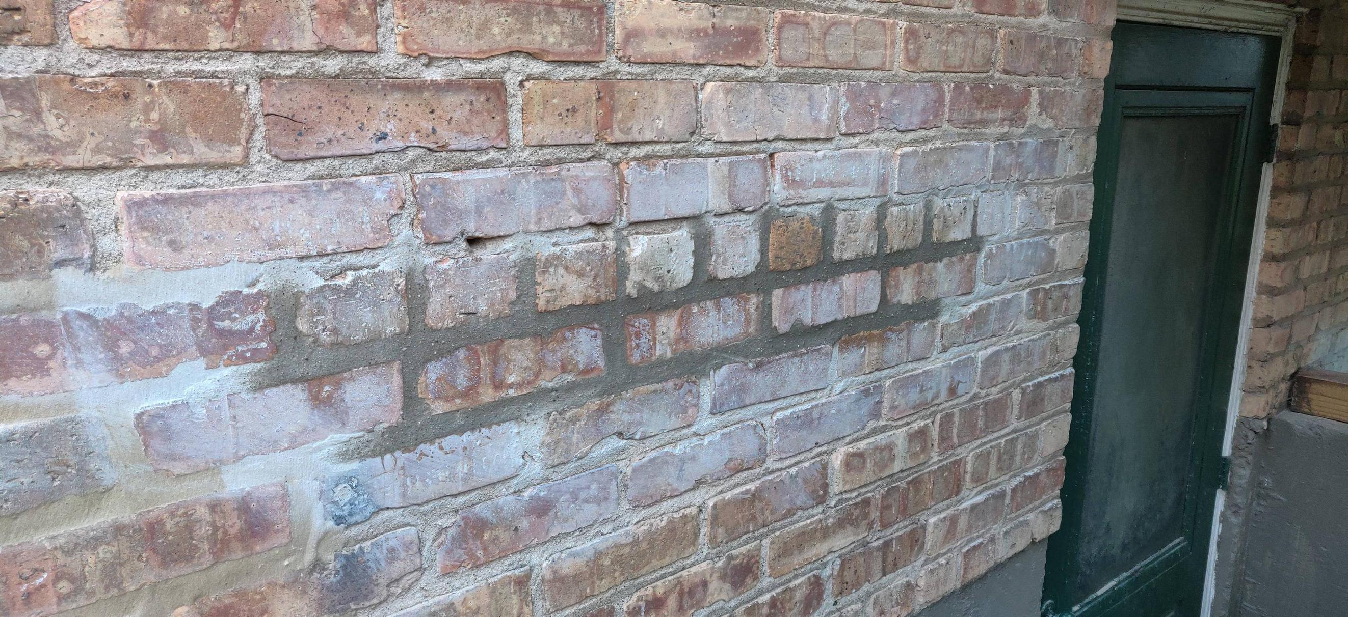 masonry How do I avoid this white residue around brick after my first