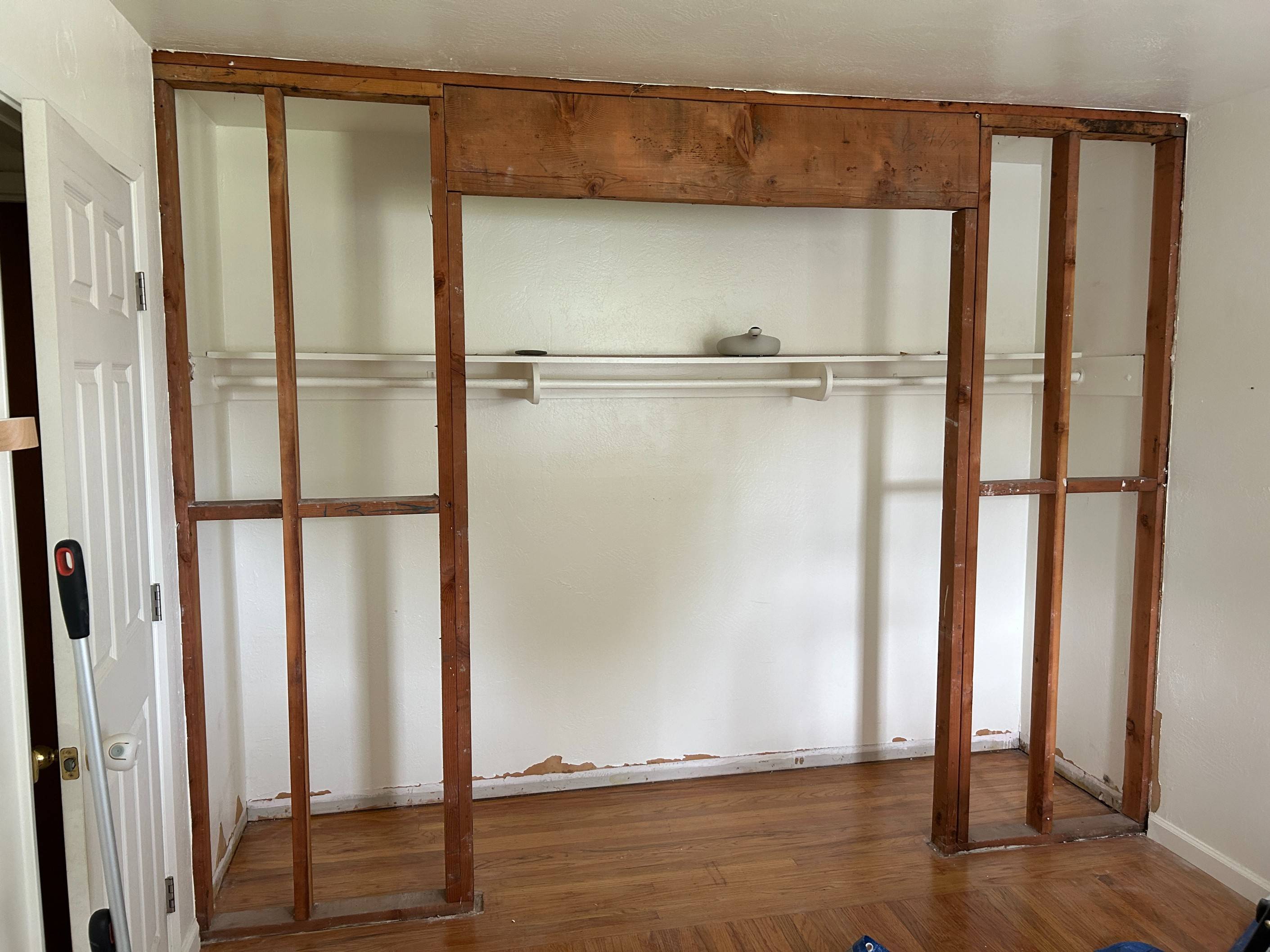 load bearing wall above closet? Home Improvement Stack Exchange