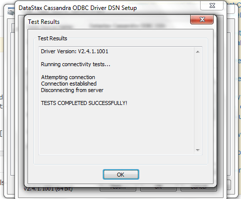 odbc - Unable to Connect Tableau with Cassandra - Stack Overflow