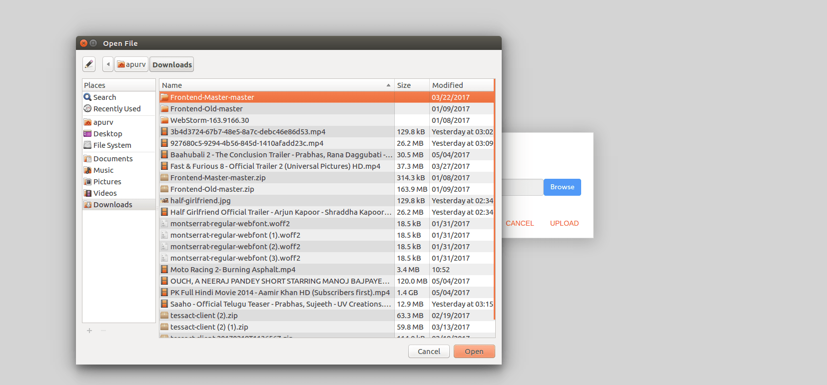javascript Select folder instead of single file input Stack Overflow