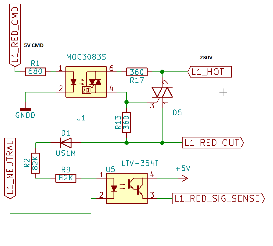 opto isolator TRIAC holding current Electrical Engineering Stack