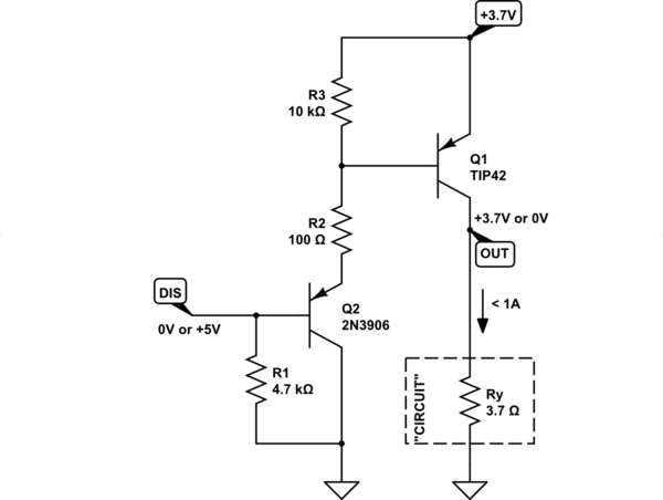 switches - NC switch circuit with transistor - Electrical Engineering