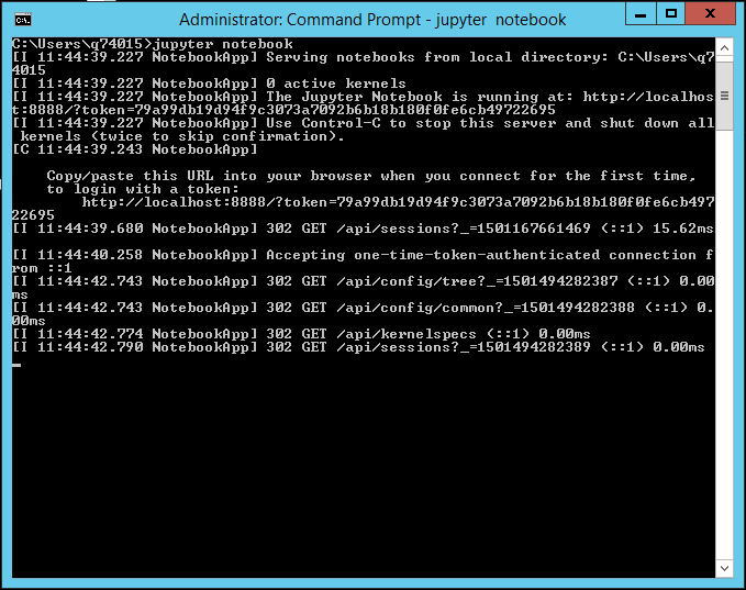 python Anaconda installation Jupyter notebook not working Stack
