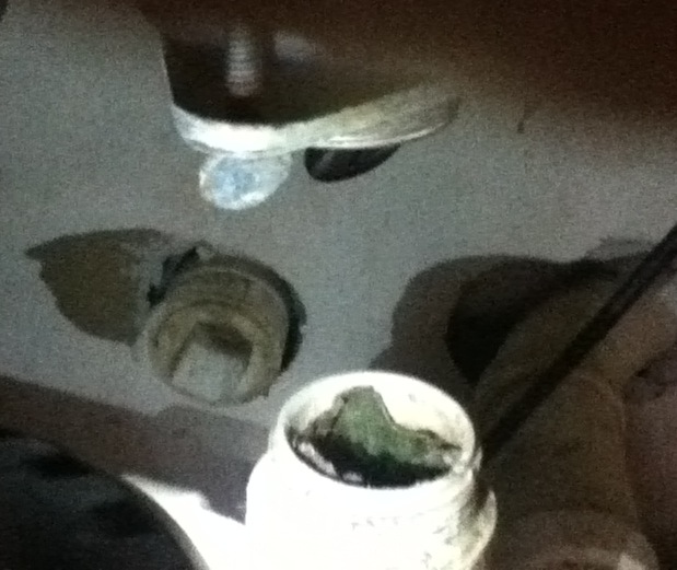plumbing How to remove rusted remains of kitchen sink tailpiece